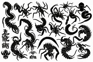 Scorpion zodiac tattoo idea
