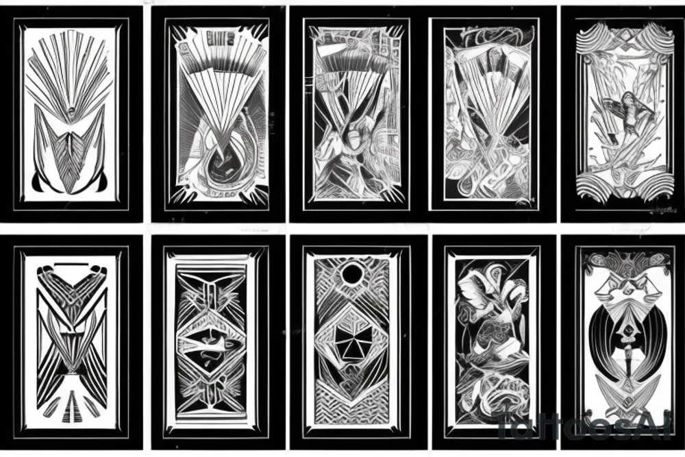 Art deco 1920 tattoo idea