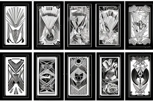 Art deco 1920 tattoo idea