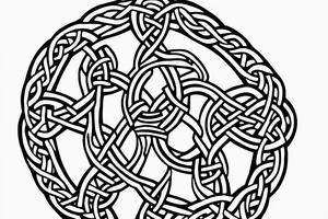 Celtic knot band tattoo idea