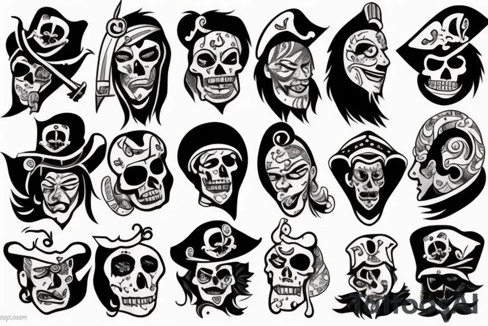 Pirate tattoo idea
