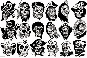 Pirate tattoo idea
