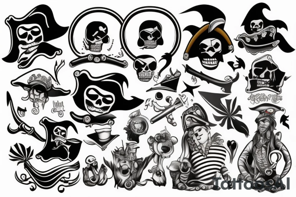 Pirate tattoo idea