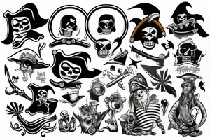 Pirate tattoo idea