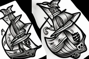 Pirate tattoo idea