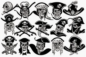 Pirate tattoo idea