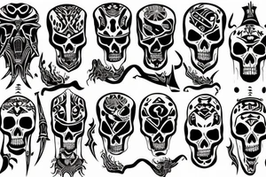 grim reaper tattoo idea