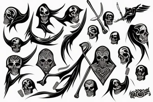 grim reaper tattoo idea
