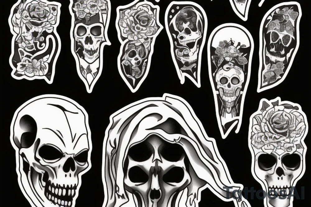 grim reaper tattoo idea