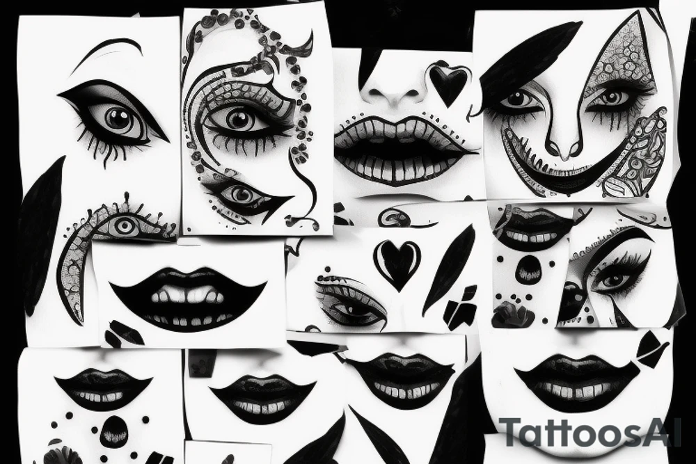 Mud mouth tattoo idea
