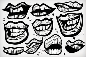 Mud mouth tattoo idea