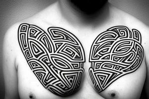 Maori 
around breast tattoo idea