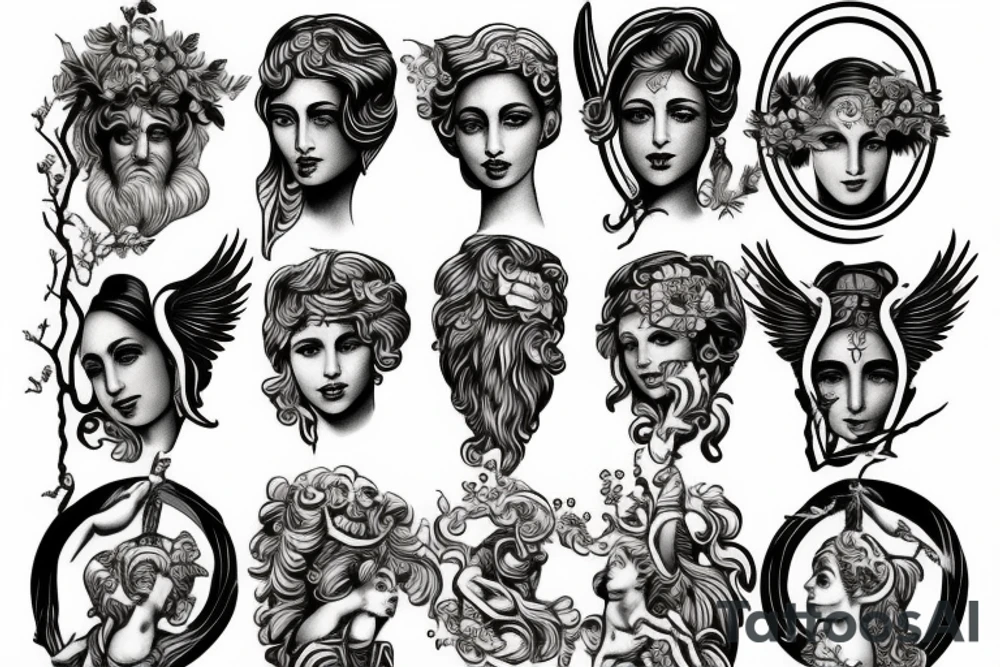 greek mythology tattoo idea