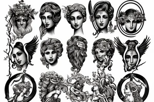 greek mythology tattoo idea