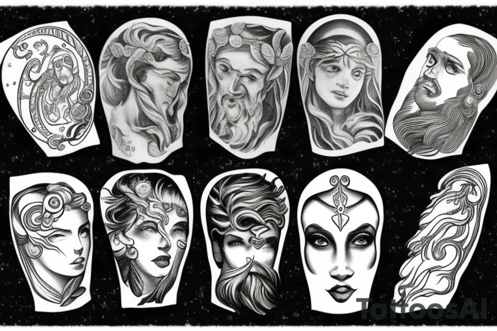 greek mythology tattoo idea