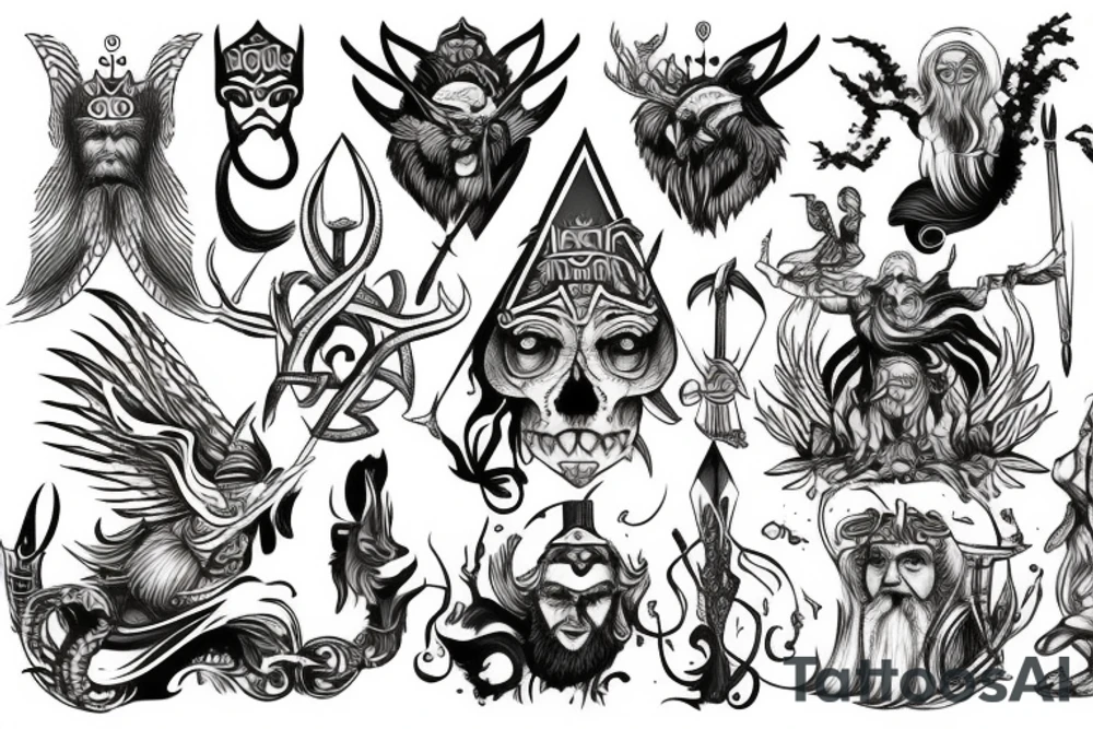 nordic mythology tattoo idea