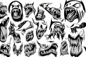 berserker screaming tattoo idea
