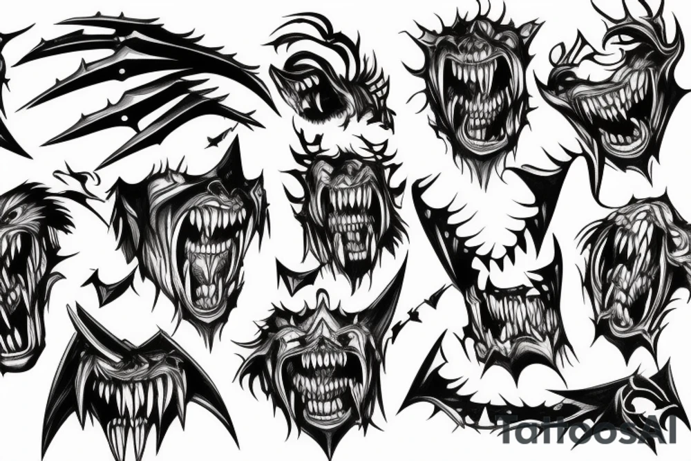 berserker screaming tattoo idea