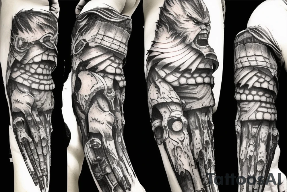 Guts from berserker war cry tattoo idea