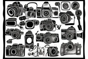 camera tattoo idea