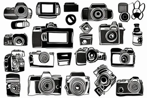 camera tattoo idea
