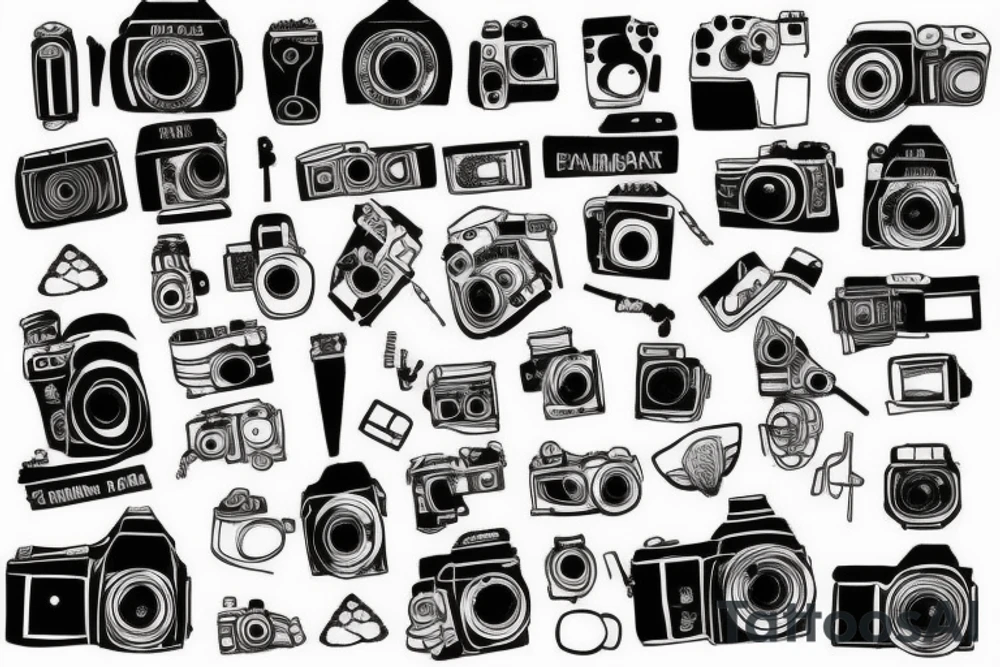 camera tattoo idea