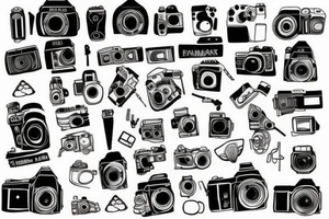 camera tattoo idea