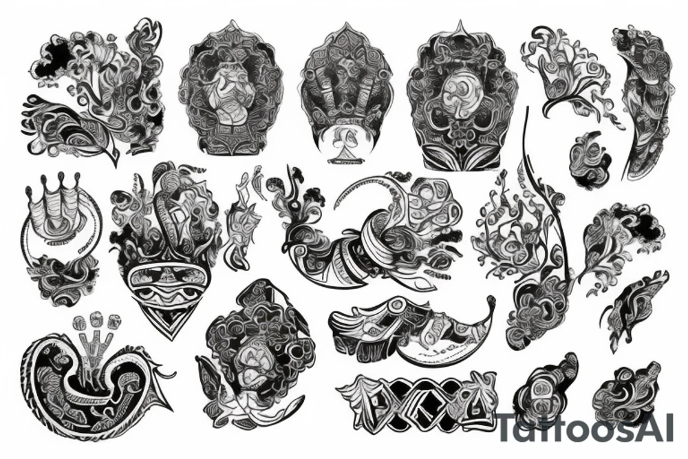 vyshyvanka ukraine tattoo idea