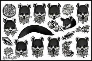 beech marten tattoo idea