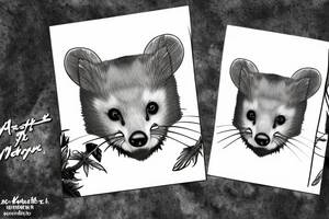 beech marten tattoo idea