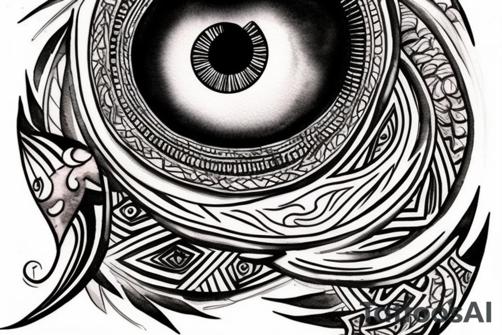 Eye of horus tattoo idea