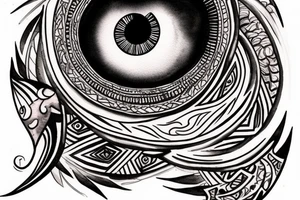 Eye of horus tattoo idea
