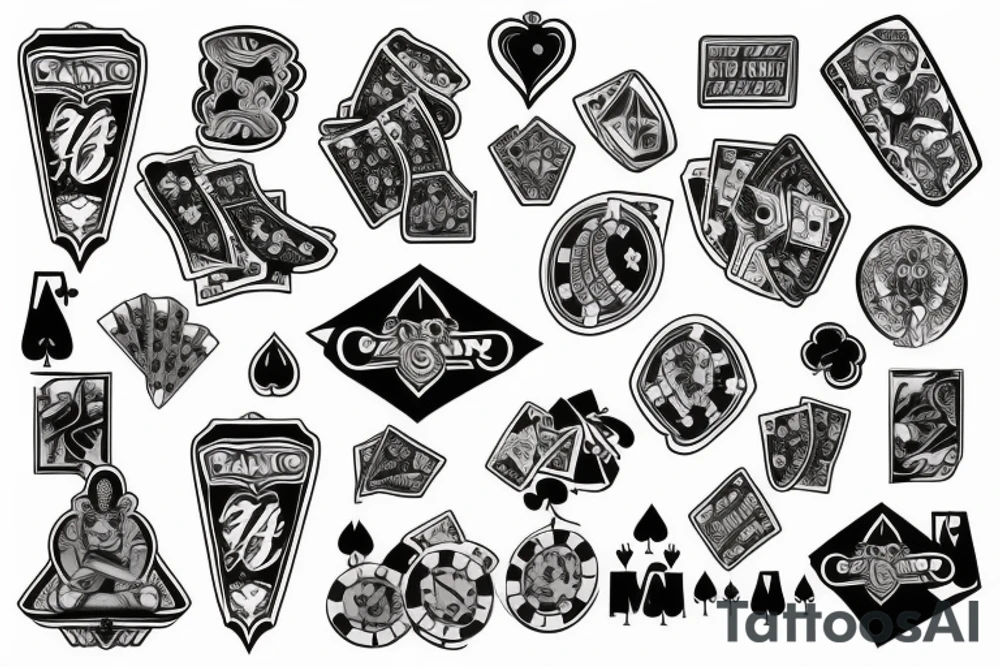 Gambling tattoo idea