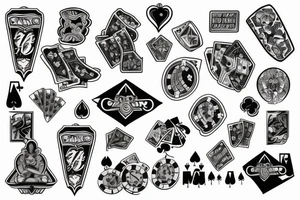 Gambling tattoo idea