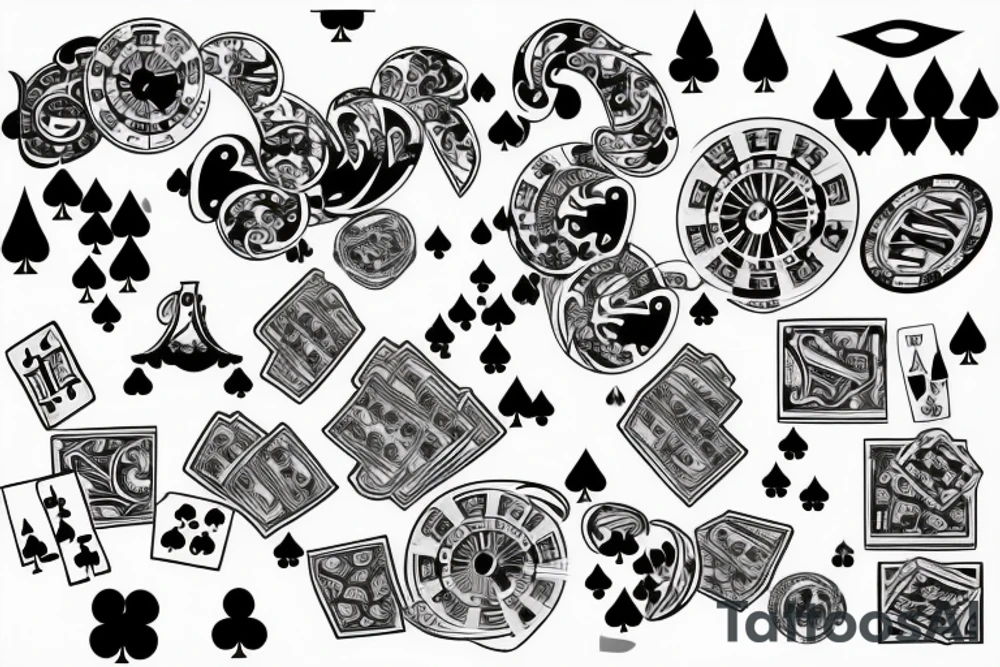 Gambling tattoo idea