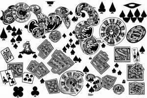 Gambling tattoo idea