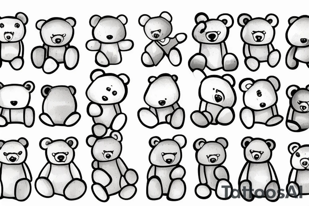Teddy Bear tattoo idea