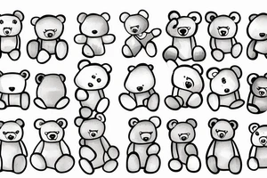 Teddy Bear tattoo idea