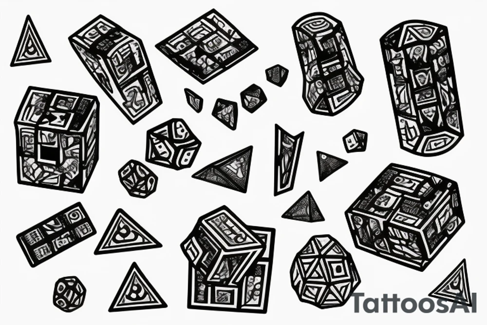 Dice tattoo idea