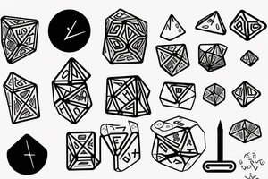 Dice tattoo idea