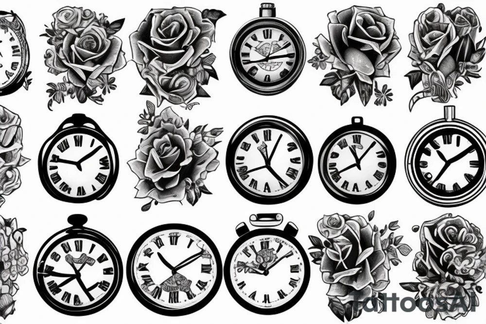 Running out of time tattoo idea