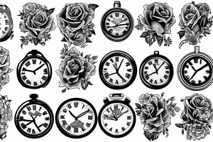 Running out of time tattoo idea