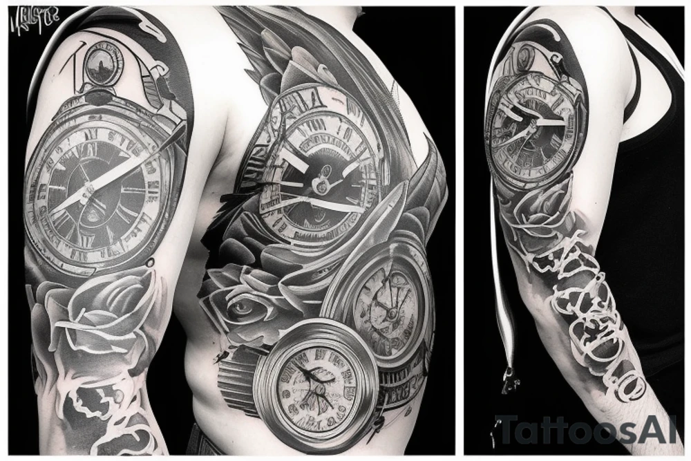 Running out of time tattoo idea