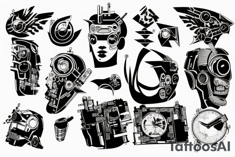 1974 cyberpunk tattoo idea