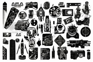1974 cyberpunk tattoo idea