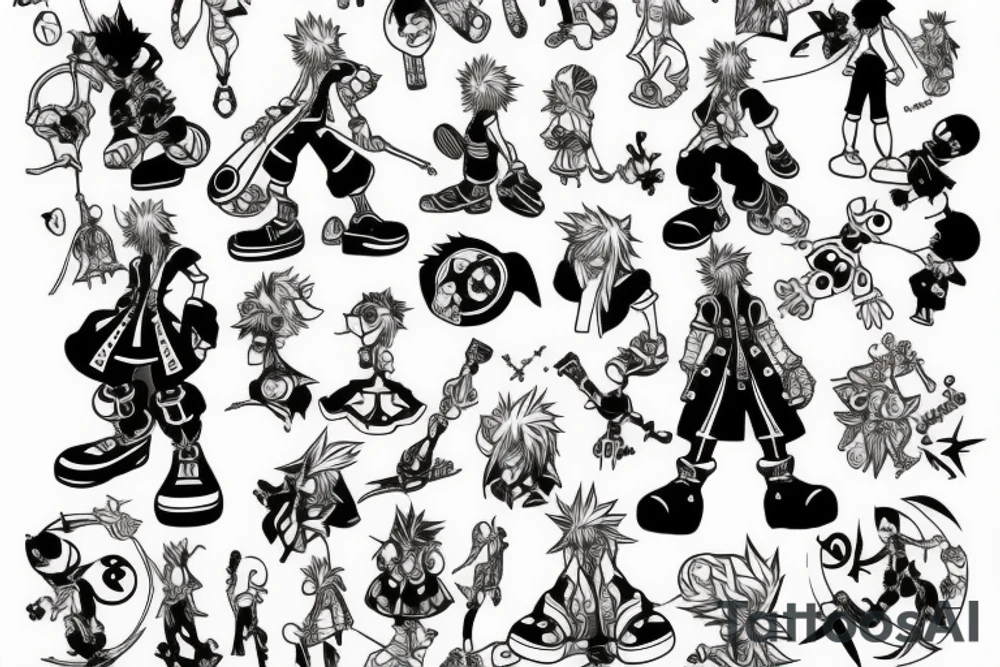 kingdom hearts tattoo idea