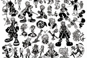 kingdom hearts tattoo idea