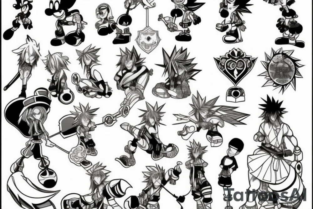kingdom hearts tattoo idea