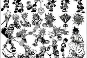 kingdom hearts tattoo idea