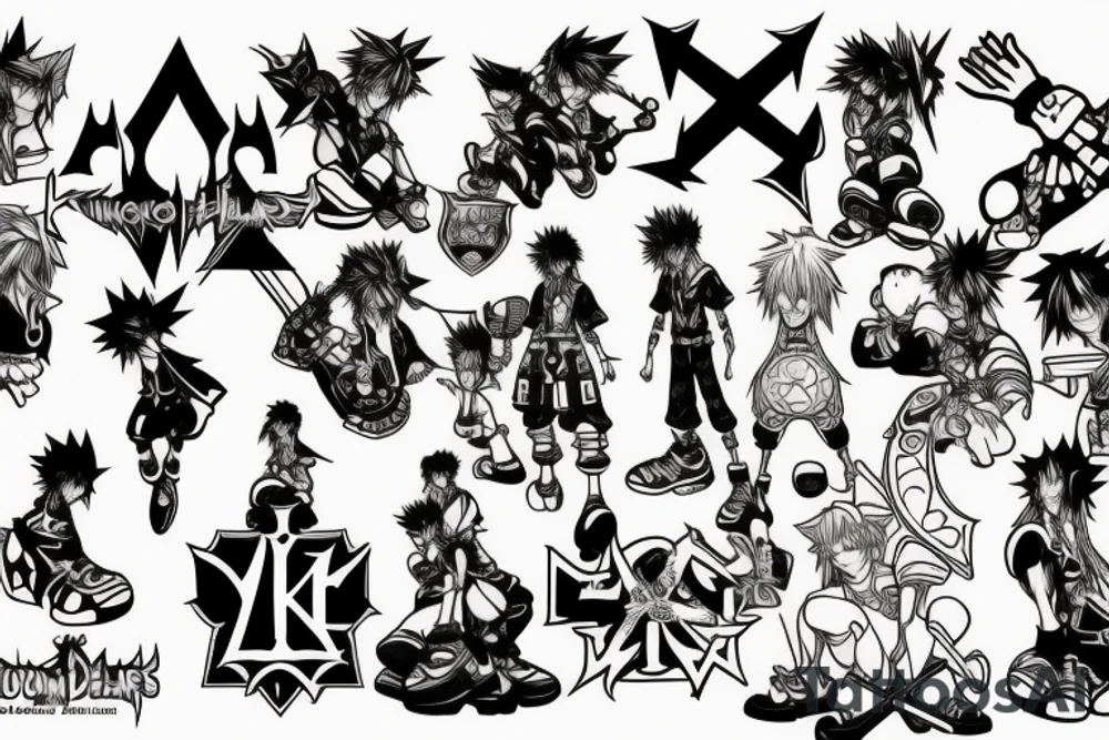 kingdom hearts tattoo idea